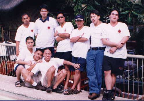 Arnel, Arvin, Rodel, Mark, Jay, Mhemhel, Arnold, Rowell and Miguel