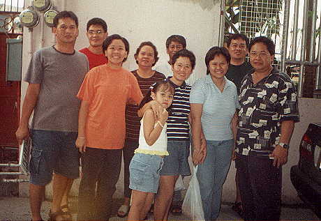 Tito Jaime, Tito Tom, Joyce, Nanay Lucy, Sarah, Tatay Ernie, Mommy Baby, Janinne, Daddy Lee and Ninong Albert